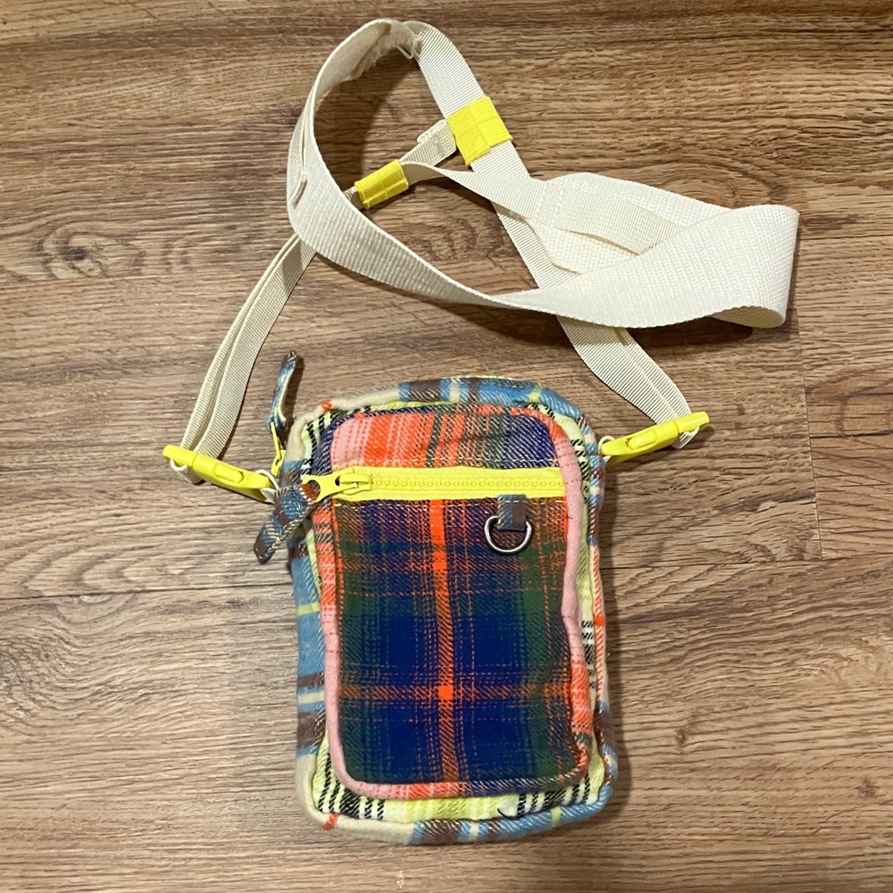 Urban Outfitters BDG Flannel Patchwork Crossbody Bag